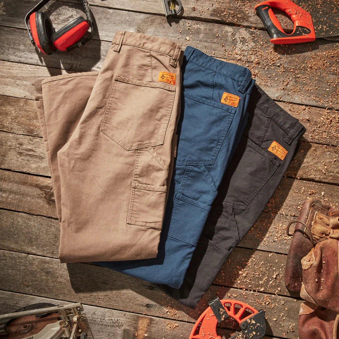 VOLCOM Workwear Caliper Work Pant - Black - Image 9